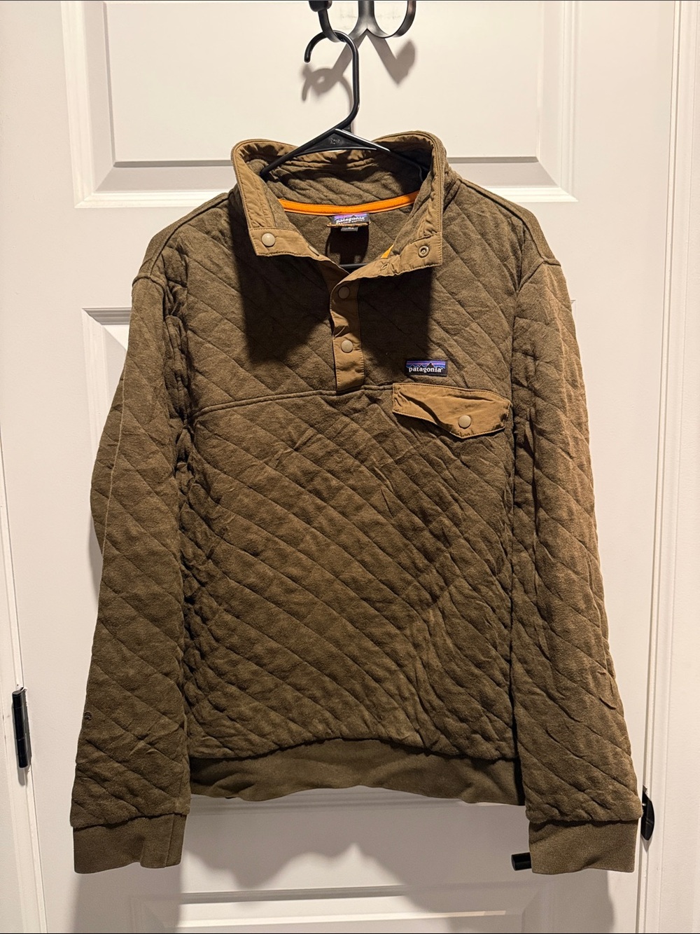 Patagonia Quilted Snap Pullover Jacket - Brown